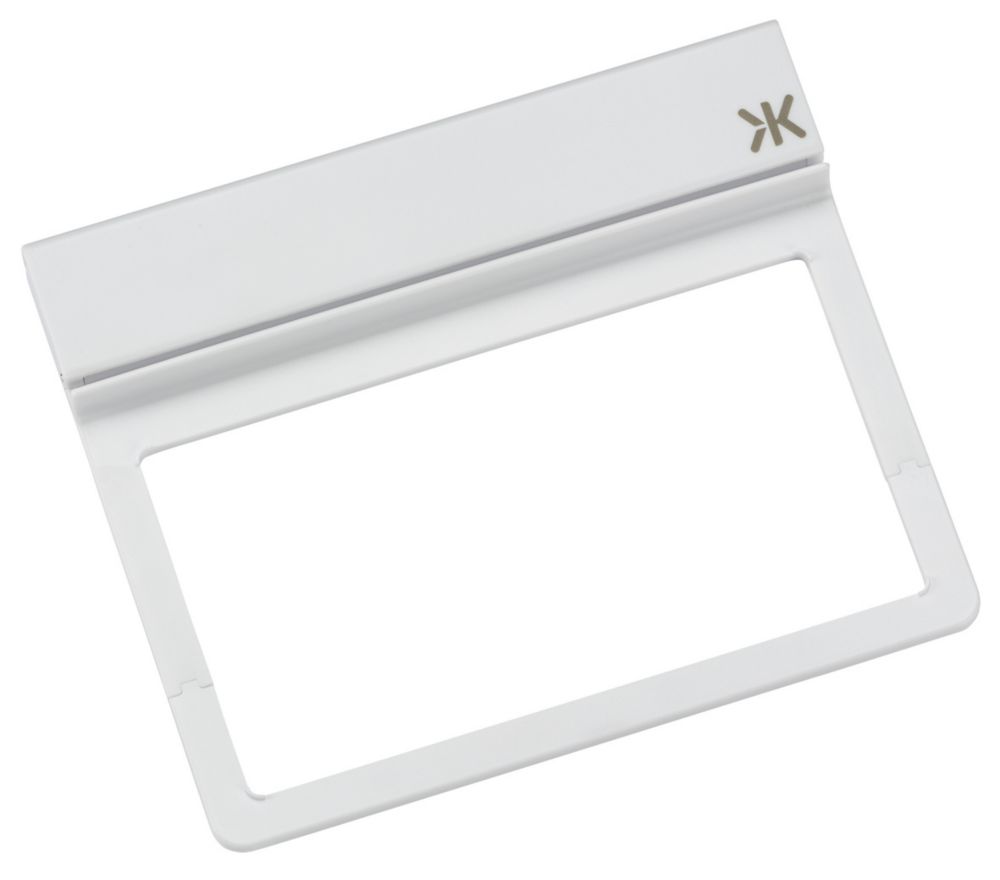 Image of Knightsbridge 2GPHW 2-Gang Phone Holder White 