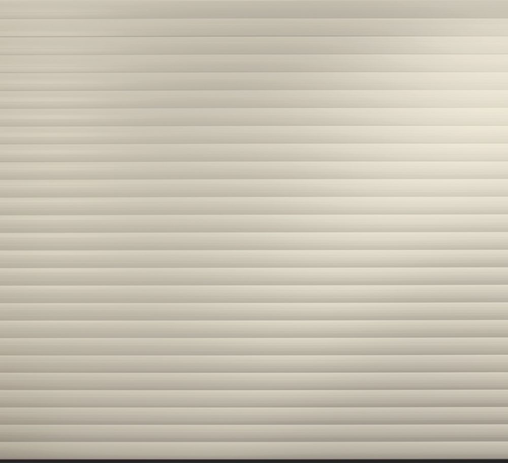 Image of Gliderol 7' 7" x 7' Insulated Aluminium Electric Roller Garage Door Cream 