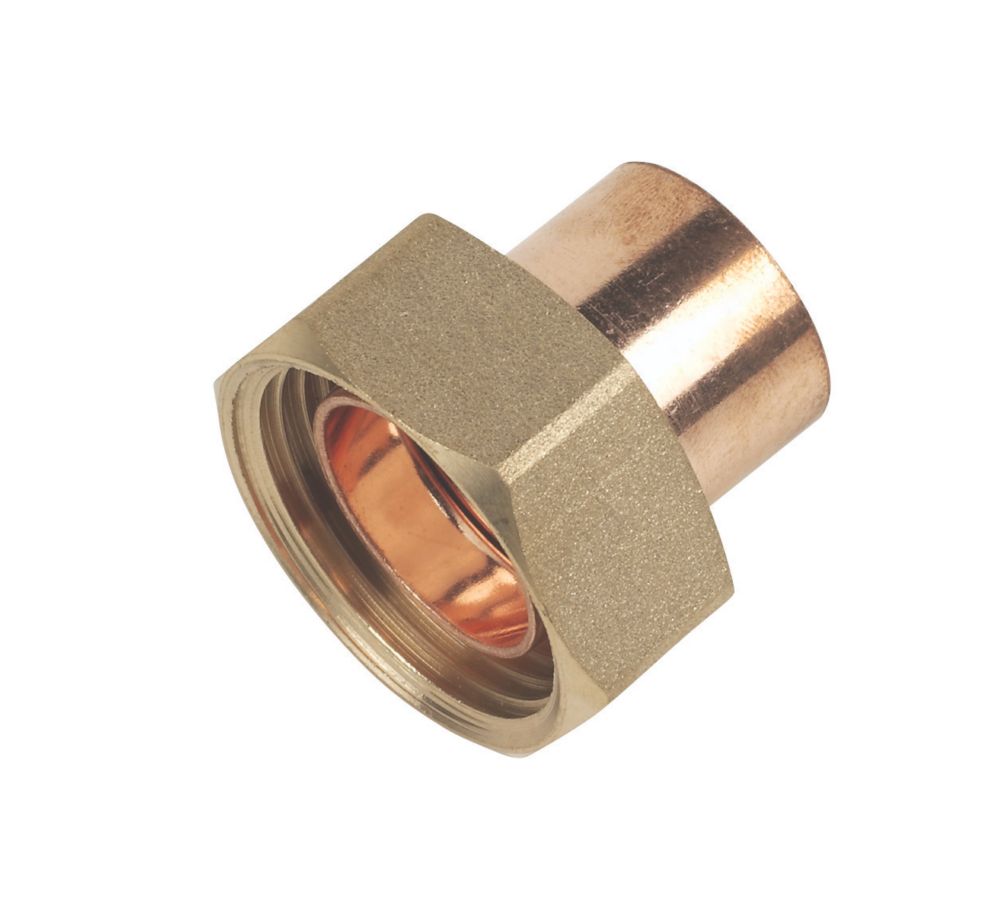Image of Flomasta End Feed Adapting Cylinder Union 22mm x 1" 
