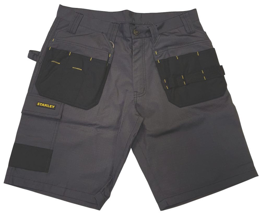 Image of Stanley Lincoln Holster Pocket Work Shorts Grey 34" W 