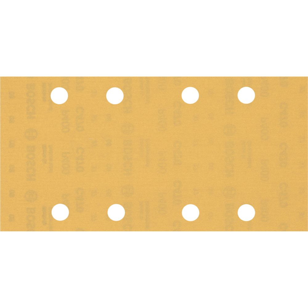 Image of Bosch Expert C470 Sanding Sheets 8-Hole Punched 186mm x 93mm 400 Grit 50 Pack 