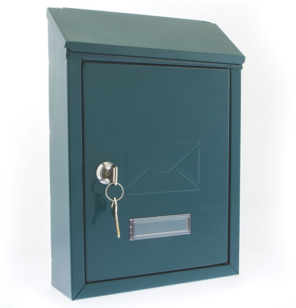 Image of Burg-Wachter Avon Post Box Green Powder-Coated 