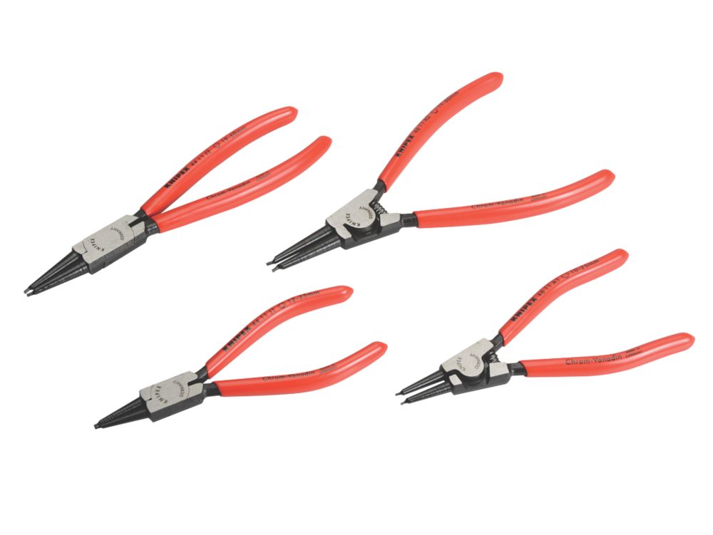 Image of Knipex Precision Circlip Pliers Set 4 Pieces 