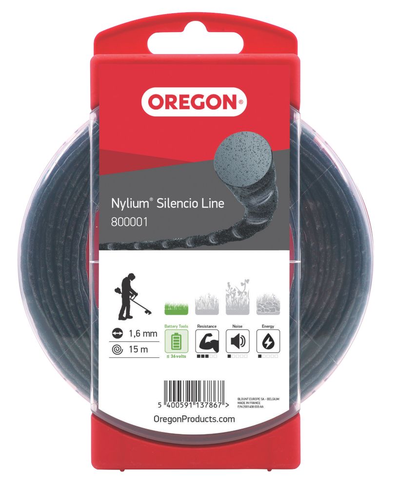 Image of Oregon Nylium Silencio Trimmer Line 1.6mm x 15m 
