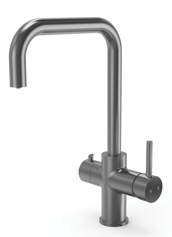Image of ETAL 4-in-1 Instant Hot Water Kitchen Tap Gun Metal 