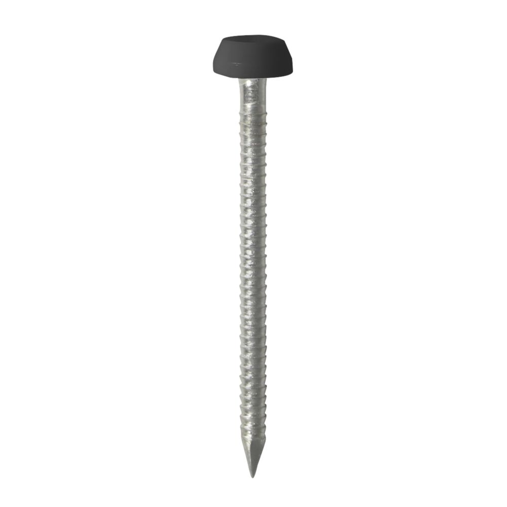 Image of Timco Polymer-Headed Pins Black 6.4mm x 30mm 0.22kg Pack 