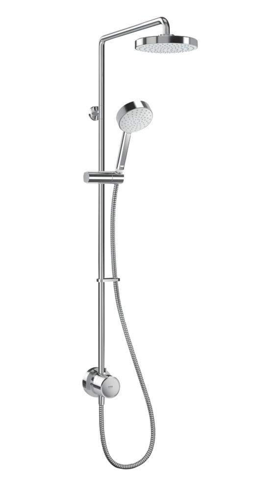 Image of Mira Minimal ERD Rear-Fed Exposed Chrome Thermostatic Mixer Shower 