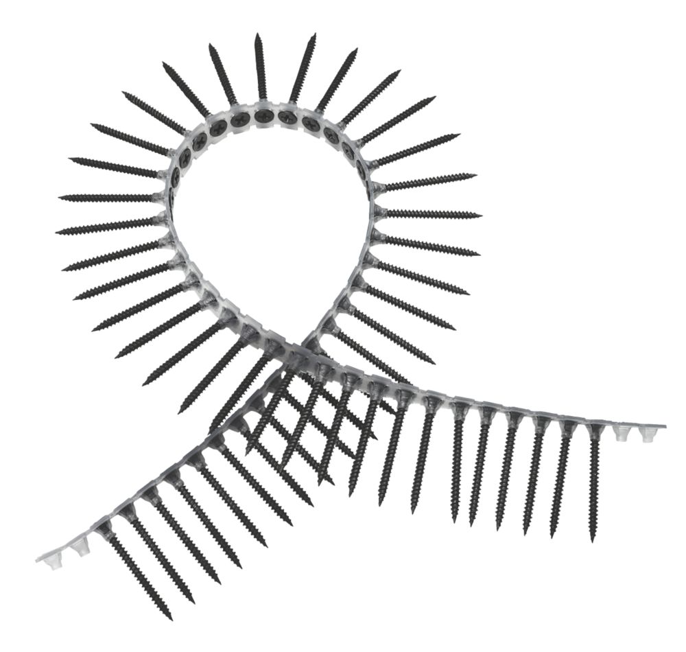 Image of Senco Phillips Bugle Fine Thread Collated Self-Drilling Drywall to Light Steel Screws 3.9mm x 25mm 1000 Pack 