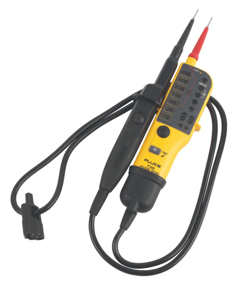 Image of Fluke T110 AC/DC Voltage & Continuity Tester 690V 