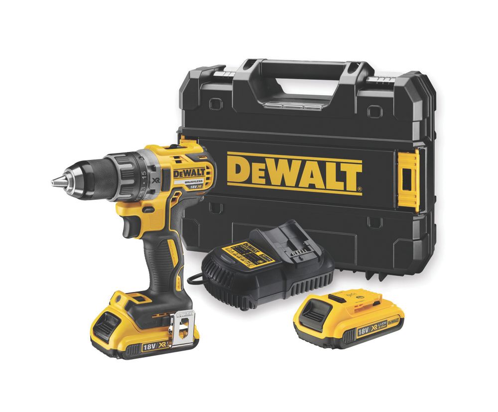 Image of DeWalt DCD791D2-GB 18V 2 x 2.0Ah Li-Ion XR Brushless Cordless Drill Driver 