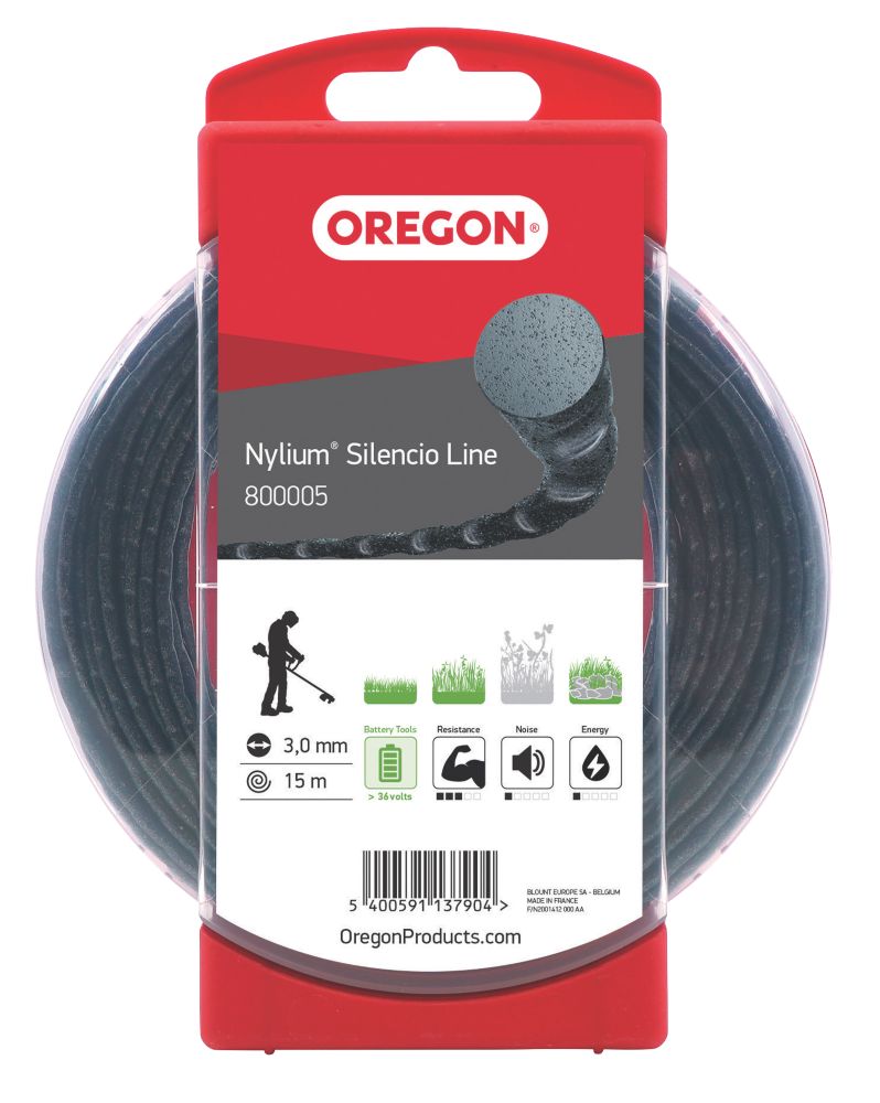 Image of Oregon Nylium Silencio Trimmer Line 3mm x 15m 