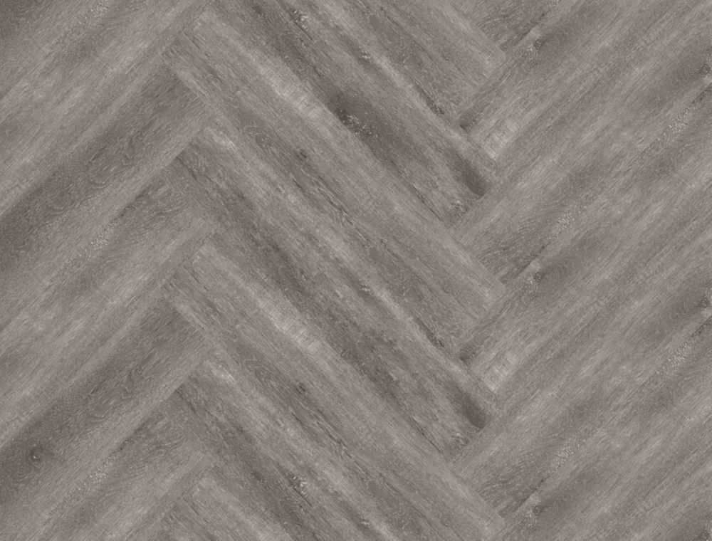 Image of Kraus Brampton Grey Wood-Effect Vinyl Flooring 2.34mÂ² 