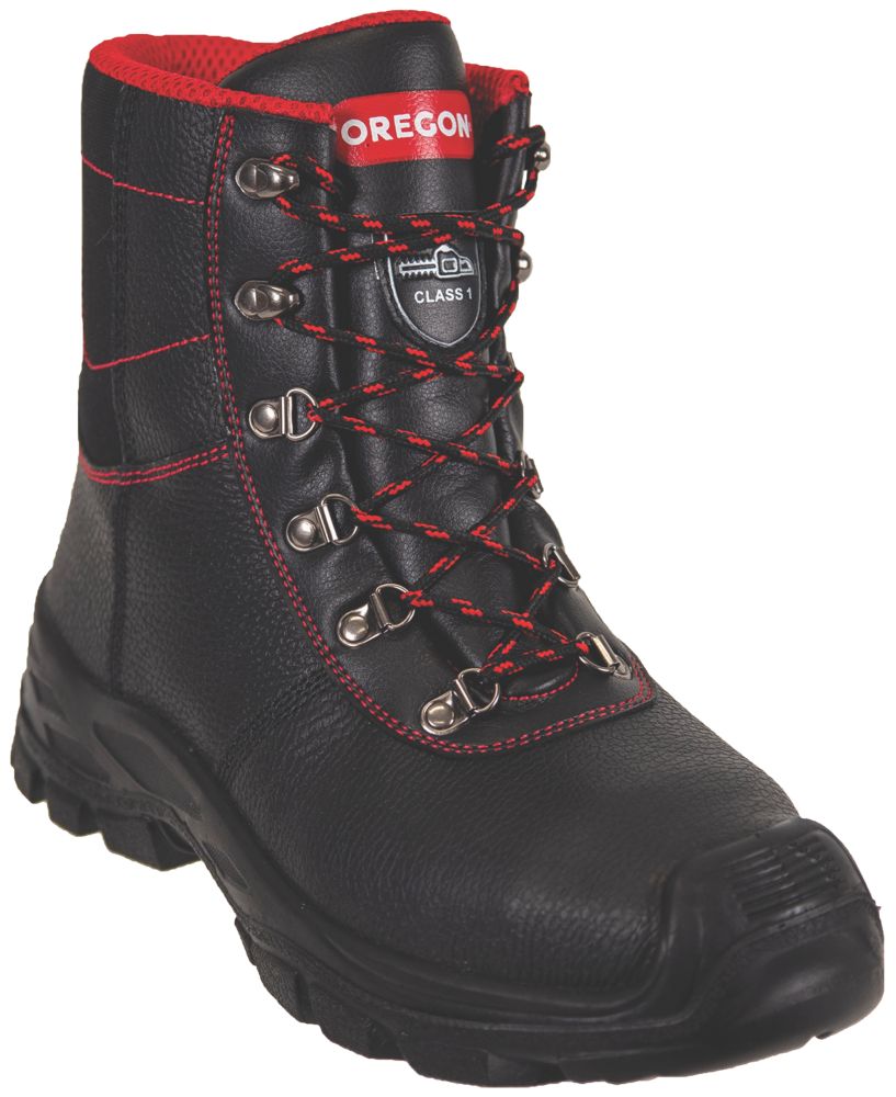 Image of Oregon Sarawak Safety Chainsaw Boots Black Size 8 