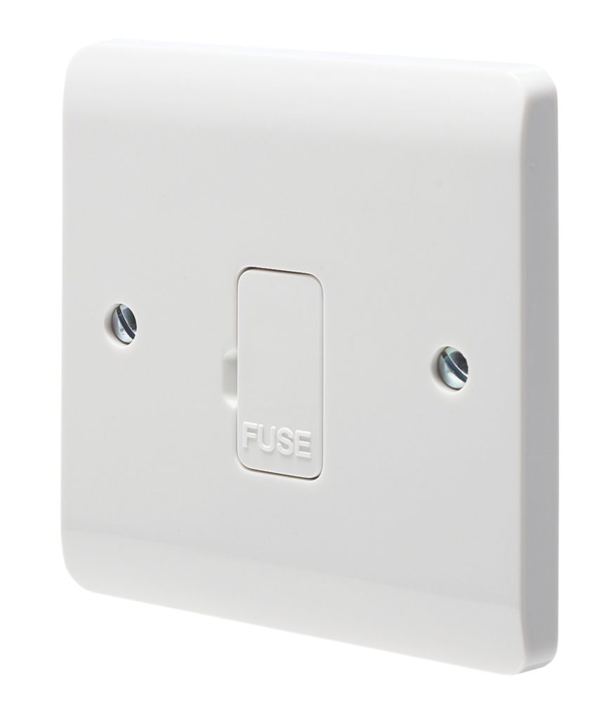 Image of Crabtree Instinct 13A Unswitched Fused Spur White 
