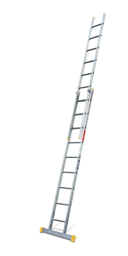 Image of Lyte ProLyte 2-Section Aluminium Trade Extension Ladder 4.4m 