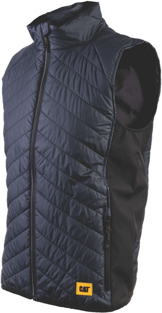 Image of CAT Trades Hybrid Body Warmer Navy Small 36-38" Chest 