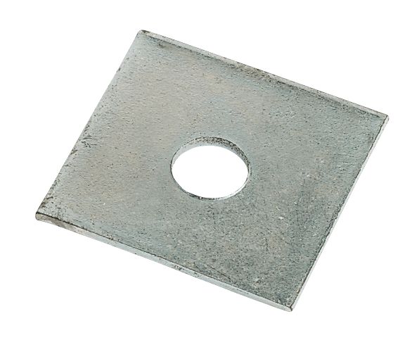 Image of Sabrefix M12 Square Plate Washers Galvanised DX275 50mm x 50mm 50 Pack 