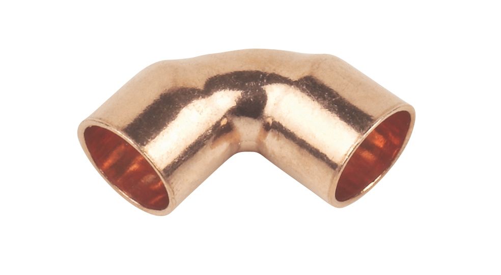 Image of Flomasta End Feed Equal 90Â° Elbows 10mm 2 Pack 