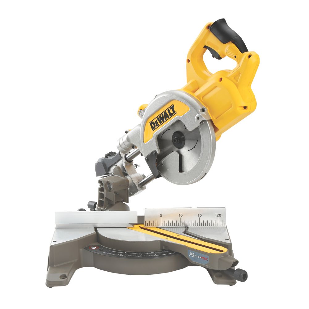 Image of DeWalt DCS777N-XJ 216mm 54V Li-Ion XR FlexVolt Brushless Cordless Single-Bevel Sliding Compound Mitre Saw - Bare 