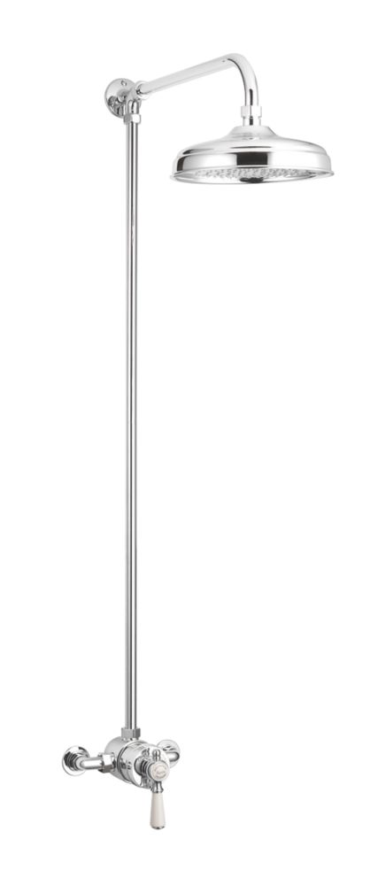 Image of Mira Realm ER Rear-Fed Exposed Chrome Thermostatic Shower 