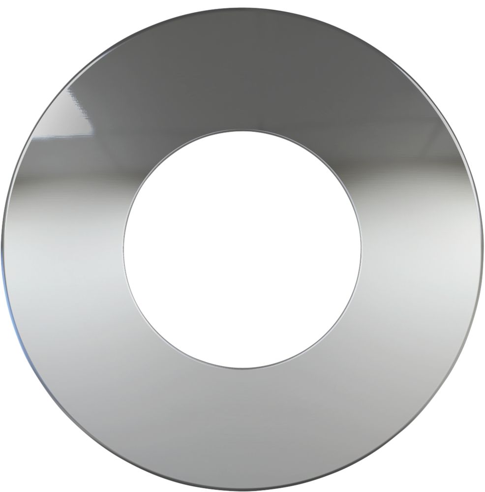 Image of Luceco FType Fire Rated Downlight Bezel Brushed Steel 