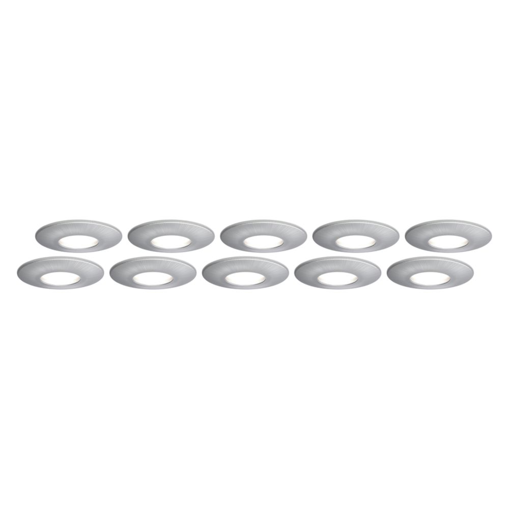 Image of 4lite Fixed Fire Rated Downlight Brushed Chrome 30 Pack 