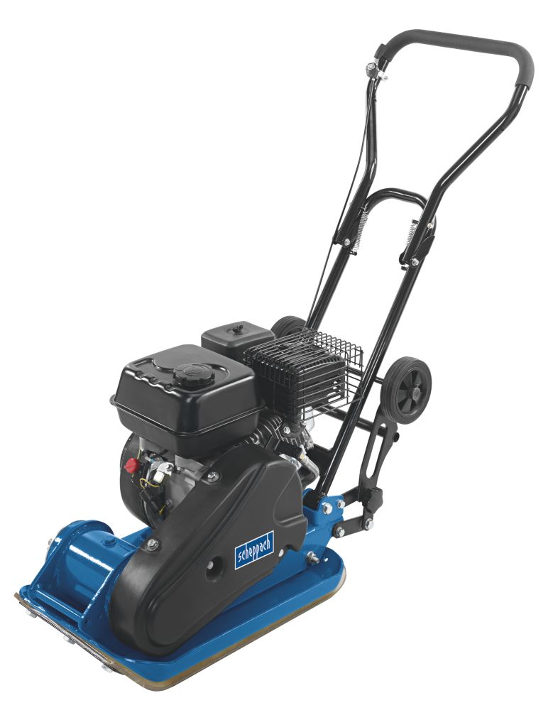 Image of Scheppach HP1100S 5.5hp Petrol Compaction Plate 530mm x 350mm 