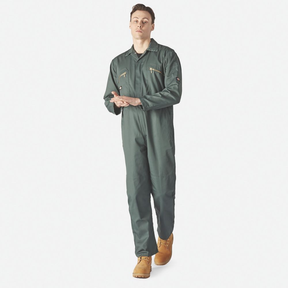 Image of Dickies Redhawk Boiler Suit/Coverall Lincoln Green XX Large 50-56" Chest 30" L 