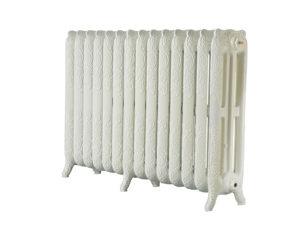 Image of Arroll Montmartre 3-Column Cast Iron Radiator 760mm x 1154mm Cream 6879BTU 
