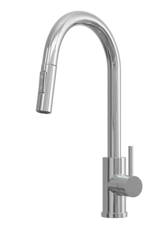 Image of ETAL Cato Pull-Out Kitchen Mixer Tap Polished Chrome 