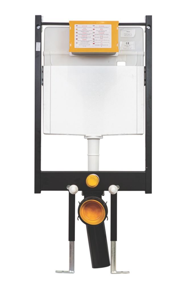 Image of Fluidmaster T Series T02 Concealed In-Wall Cistern & Toilet Frame 1100-1300mm 