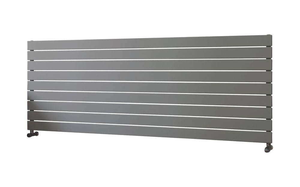 Image of Ximax Oceanus Designer Radiator 670mm x 1800mm Silver 4311BTU 