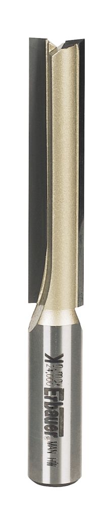 Image of Erbauer 1/2" Shank Double-Flute Straight Router Cutter 12.7mm x 60mm 