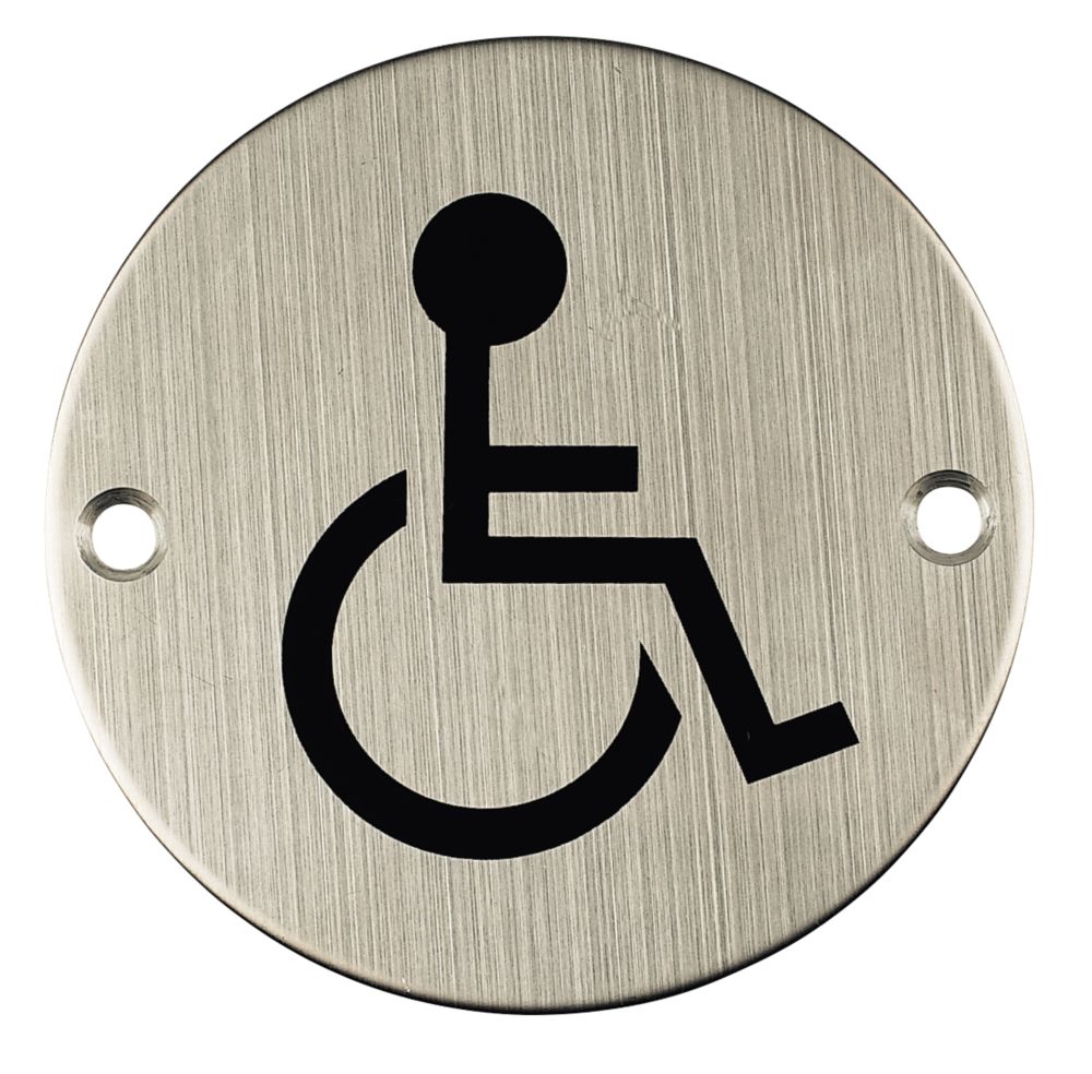 Image of Disabled Toilet Sign 76mm 