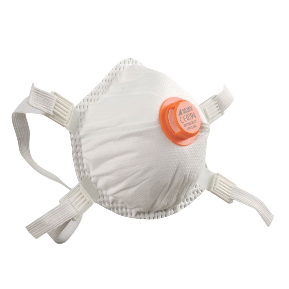 Image of Alpha Solway 3030V Moulded Disposable Masks P3 5 Pack 