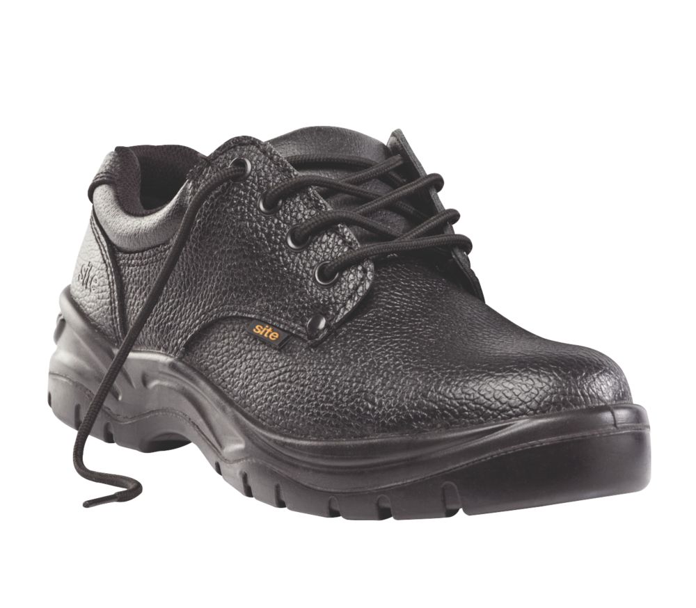 Image of Site Coal Safety Shoes Black Size 6 