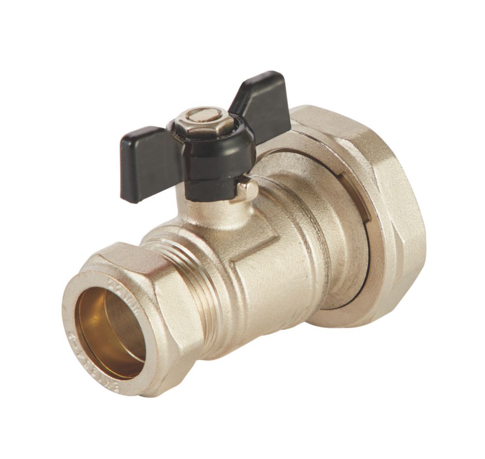 Image of Flomasta Lever Operated Pump Valve 22mm x 1 1/2" 