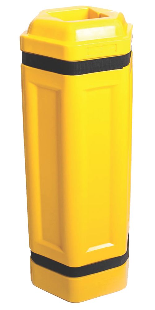 Image of Addgards CP100 Slimline Column Protector Yellow & Black 430mm x 100mm 
