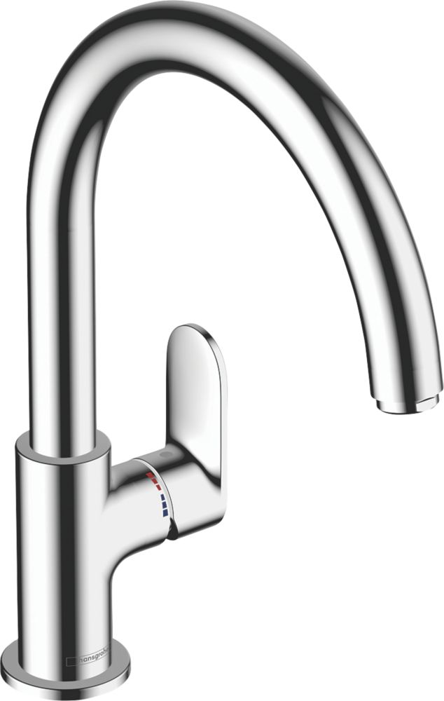 Image of Hansgrohe Vernis Blend M35 Kitchen Mono Mixer Tap Chrome 