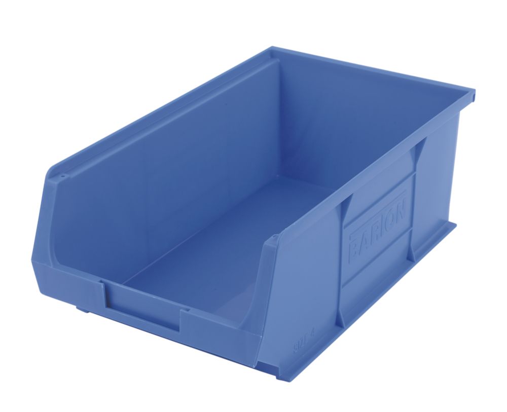 Image of TC4 Semi-Open-Fronted Storage Bins Blue 10 Pack 