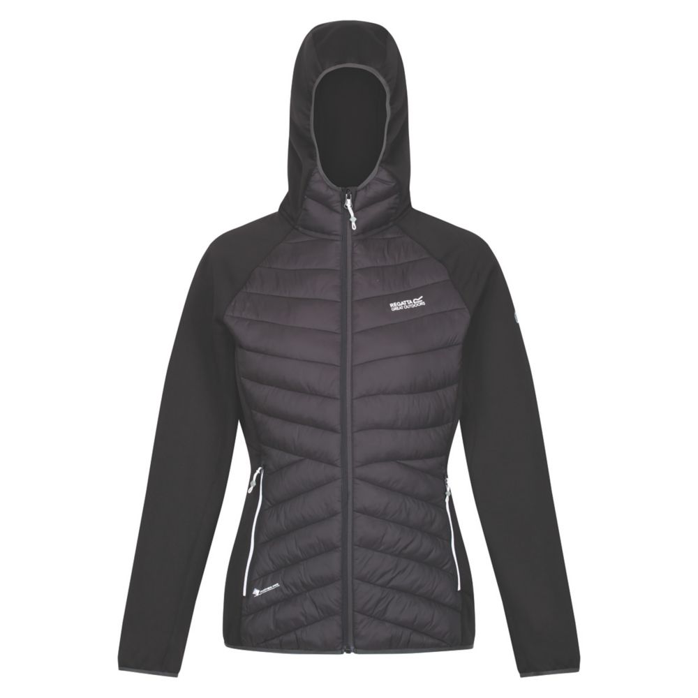 Image of Regatta Andreson VII Womens Hybrid Jacket Black Size 14 