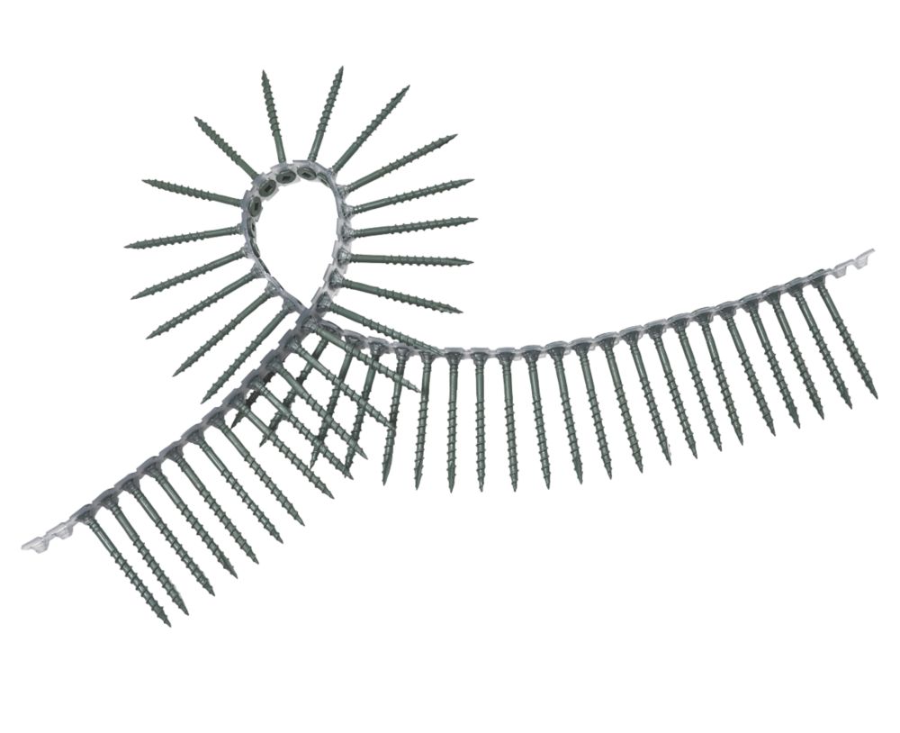 Image of Senco Square Countersunk Coarse Thread Collated Thread-Cutting Decking Screws 4.2mm x 50mm 1000 Pack 