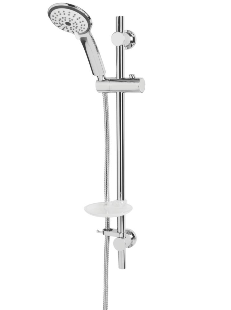 Image of Bristan Casino Shower Kit Contemporary Design Chrome 