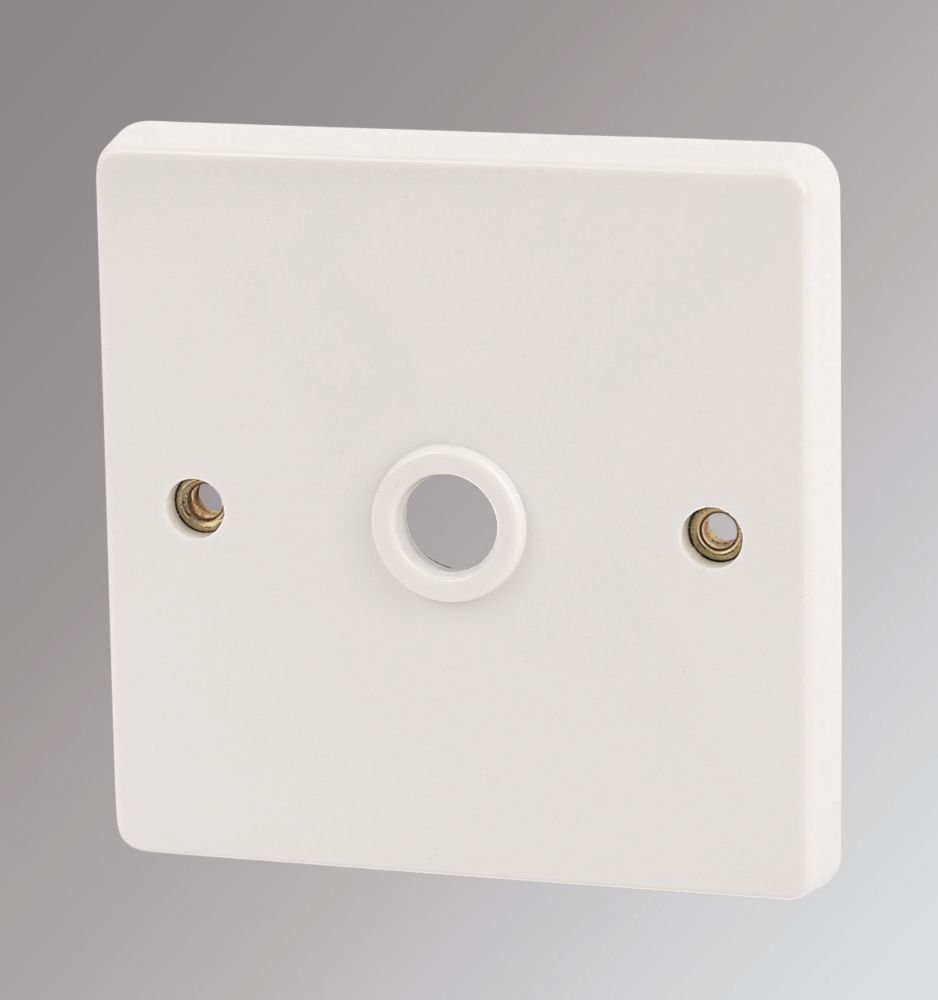 Image of Crabtree Capital 20A Unswitched Flex Outlet Plate White 