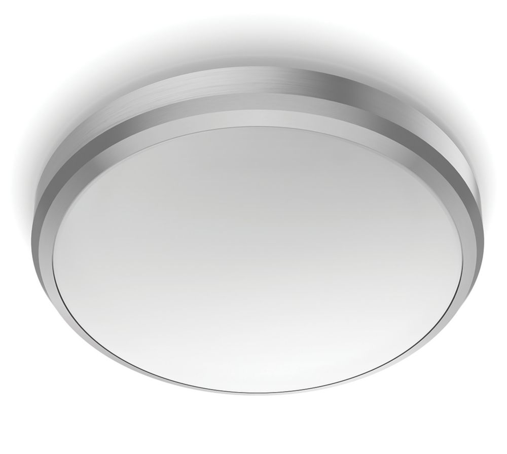 Image of Philips BALANCE CL257 LED Moisture Resistant Ceiling Light Nickel 6W 600lm 