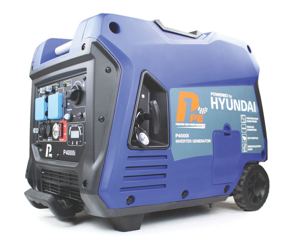 Image of Hyundai P4000i 3800W Inverter Generator 230V 