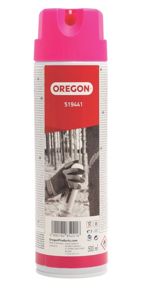 Image of Oregon Forestry Marker Spray Fluorescent Pink 500ml 