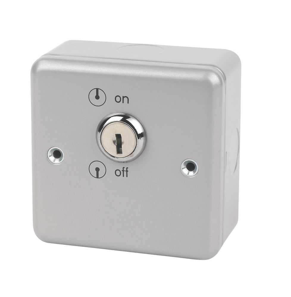 Image of MK Metalclad Plus 20A 1-Gang DP Metal Clad Key Switch 
