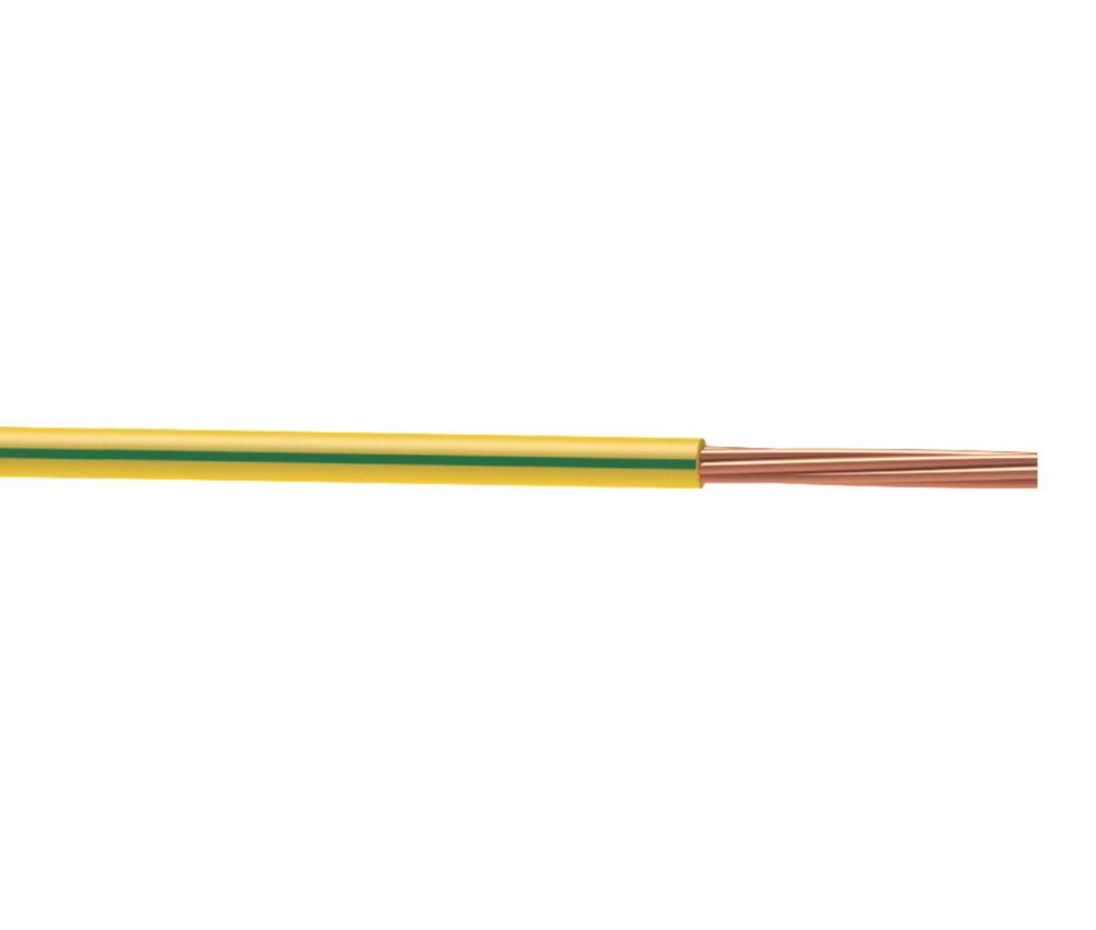 Image of Time 6491X Green/Yellow 1-Core 10mmÂ² Conduit Cable 50m Drum 