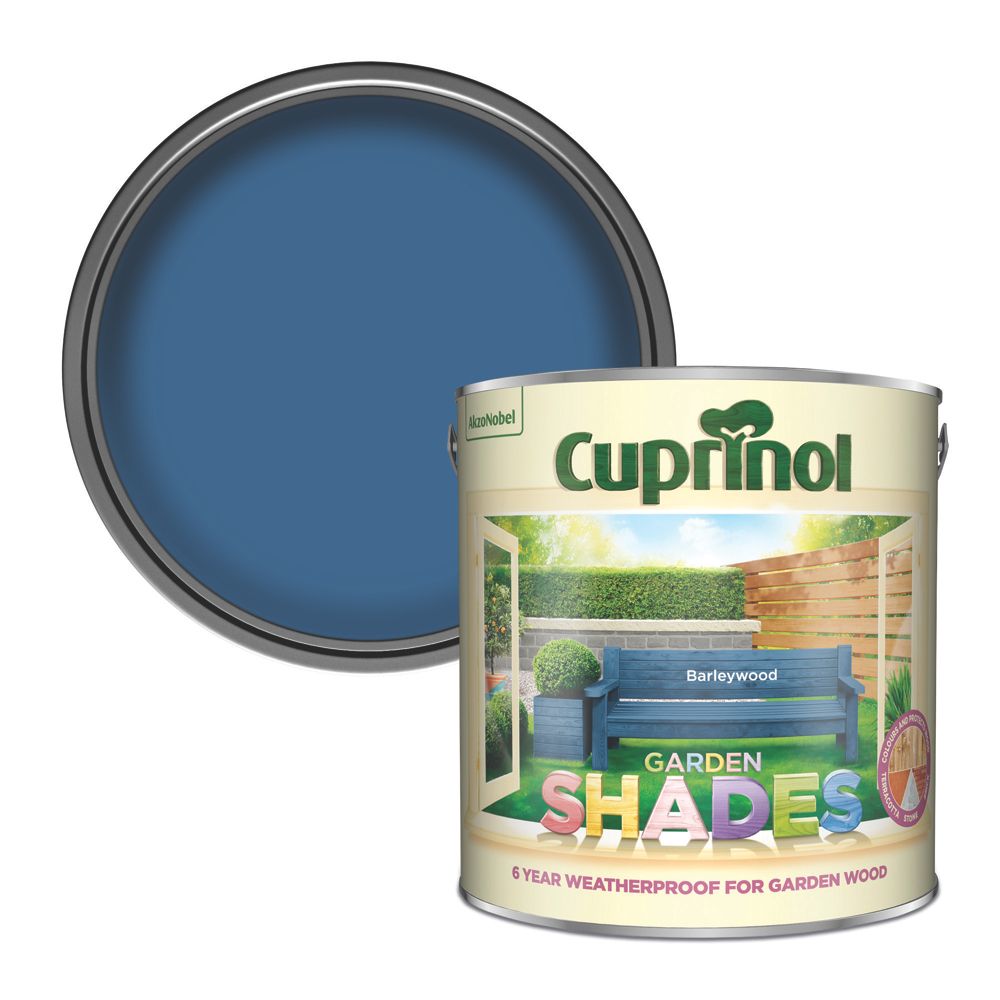 Image of Cuprinol Garden Shades Wood Paint Matt Barleywood 2.5Ltr 